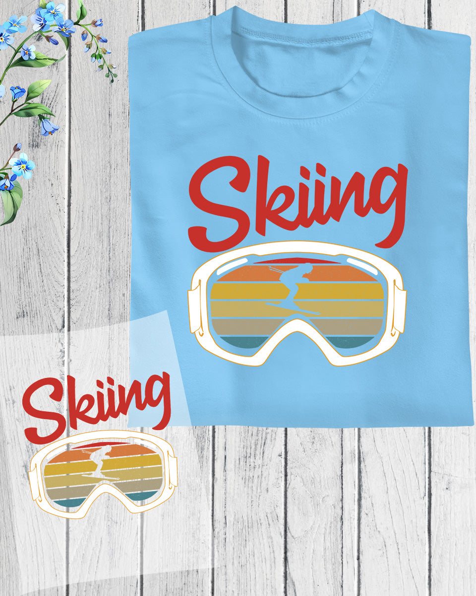 Skiing Sunglass DTF Transfer Film