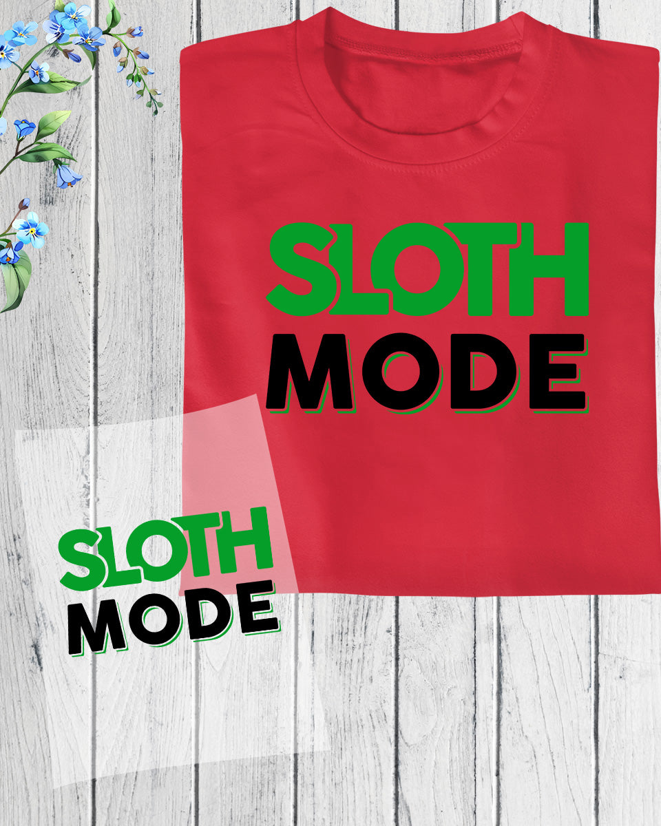 Sloth Mode DTF Transfer Film