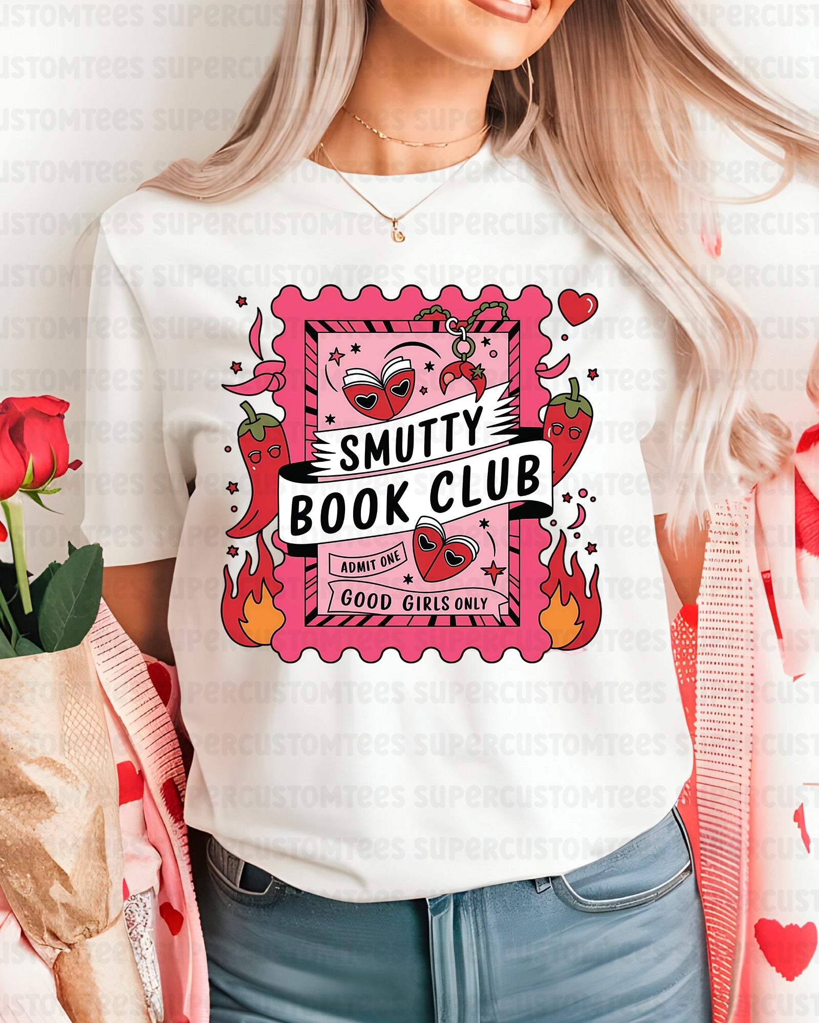 Smutty Book Club DTF Transfer Spicy and Fun Book