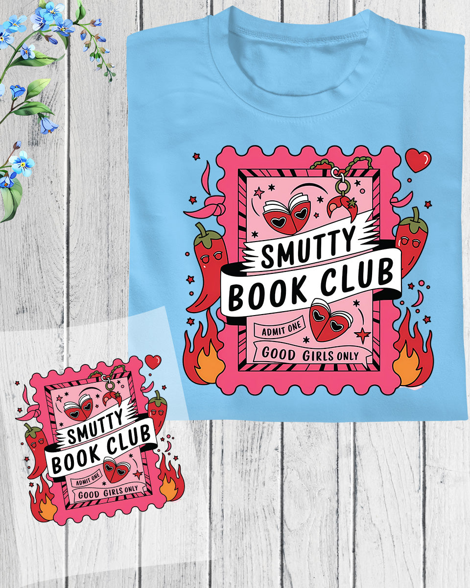 Smutty Book Club DTF Transfer Spicy and Fun Book