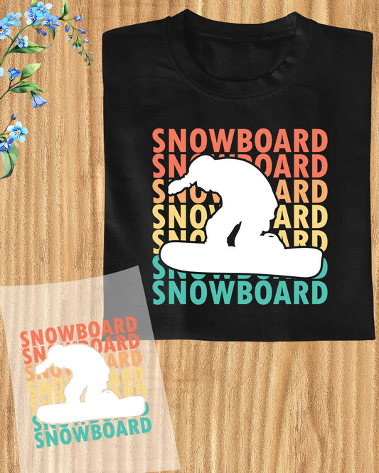 Mens Snowboard DTF Transfer Sheets