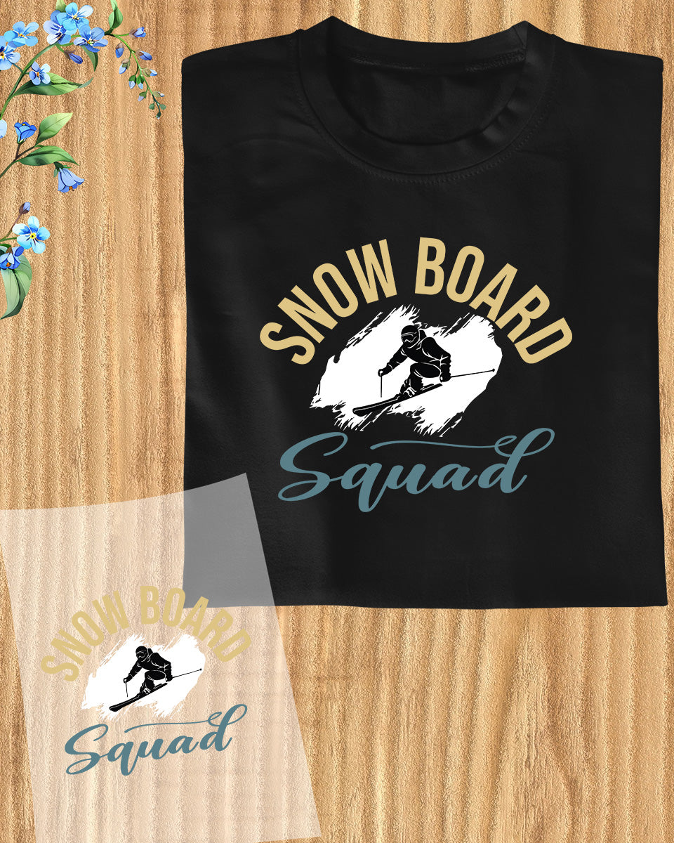 Snow Board Squad DTF Transfer Film