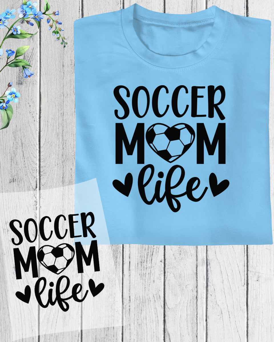 Soccer Mom Life DTF Transfer Film