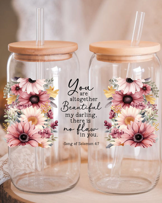 Song of Solomon Christian Tumbler UV DTF transfers