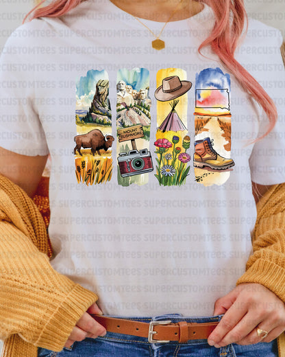 South Dakota DTF Transfer Ready to Press