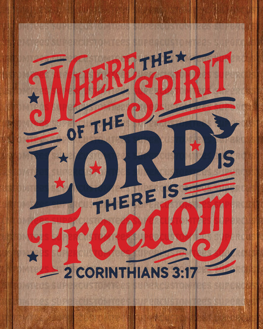 Spirit of The Lord Heat Transfer for Shirts