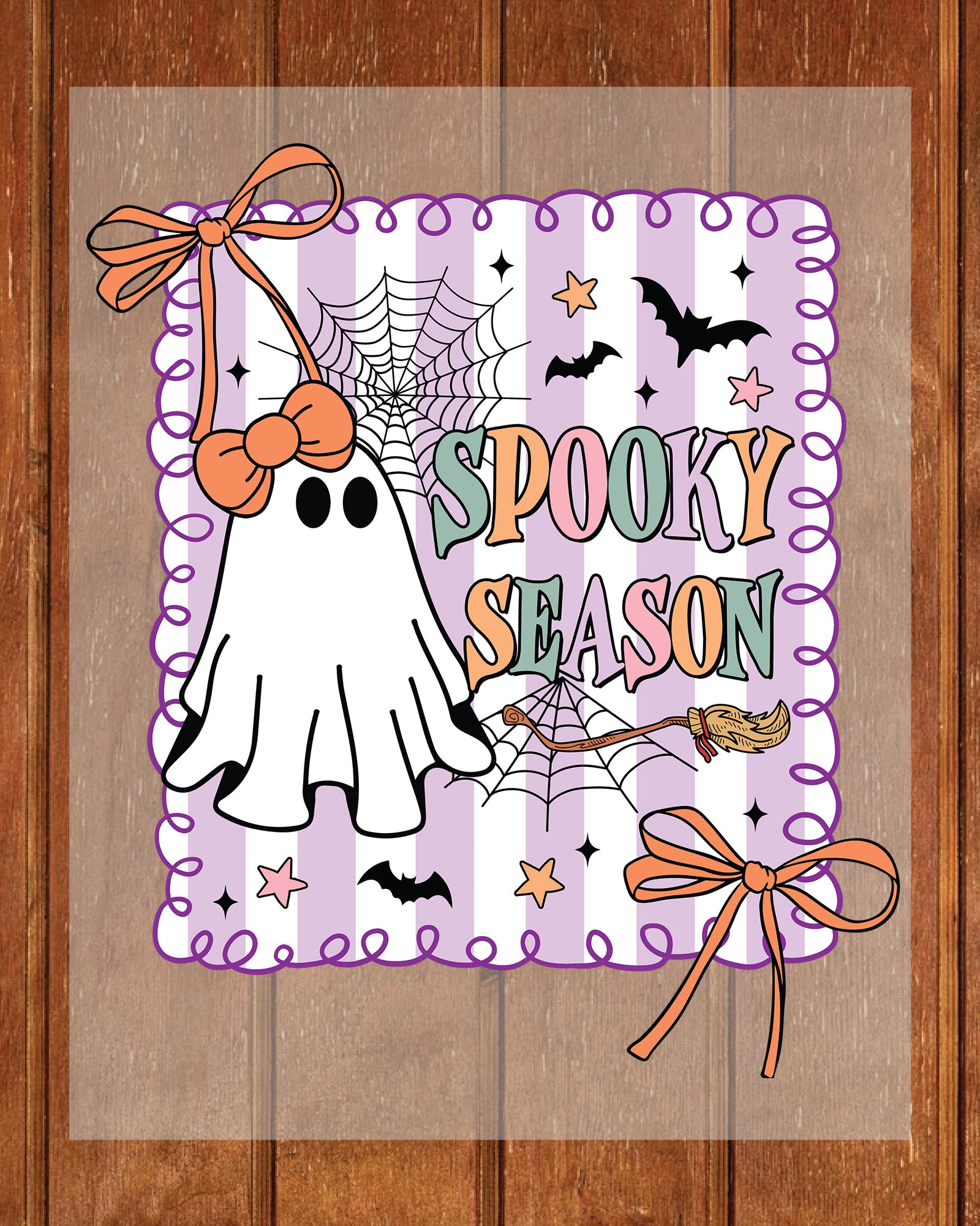 Spooky Season Coquette Ghost DTF Transfer
