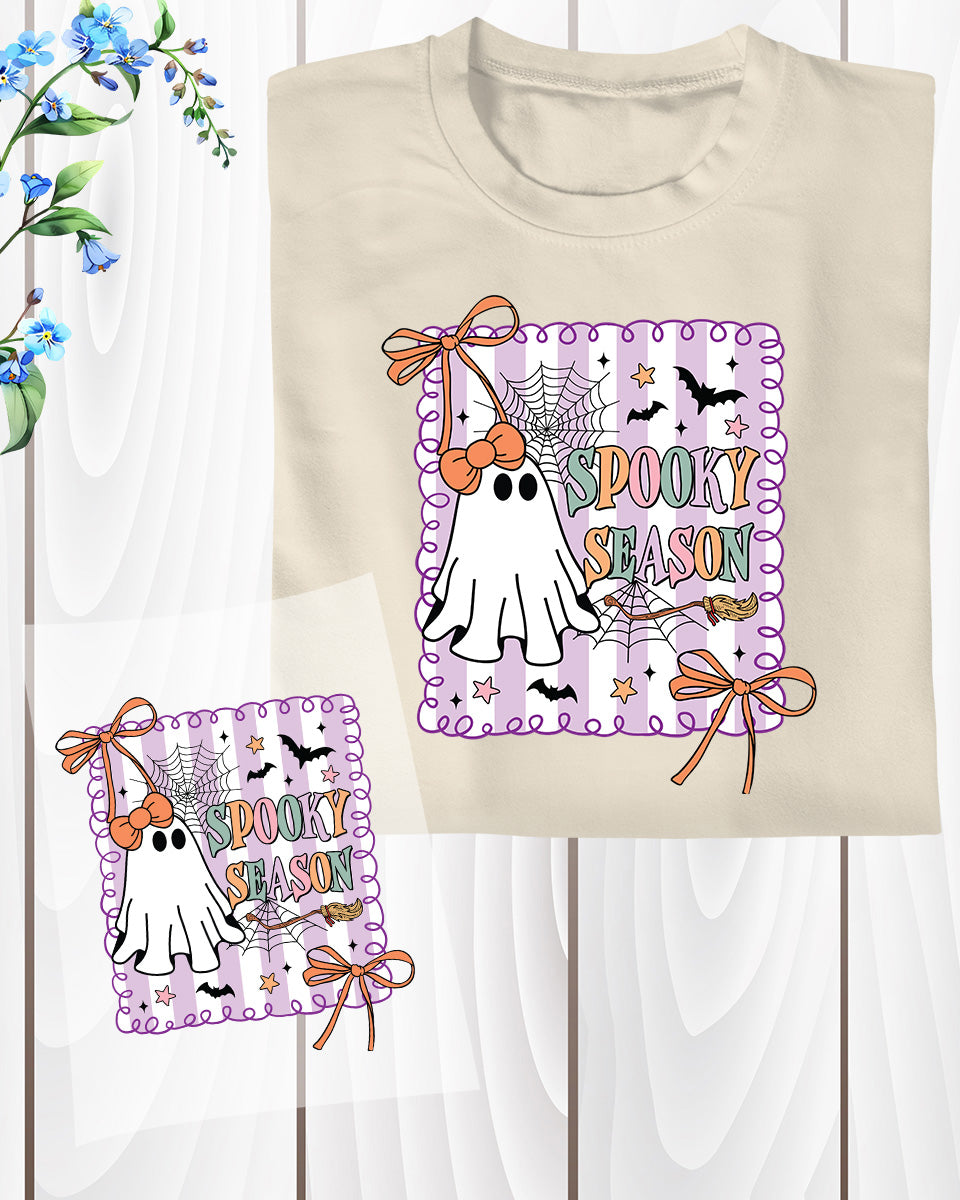 Spooky Season Coquette Ghost DTF Transfer