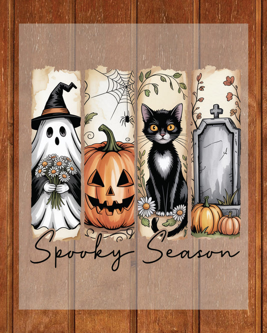 Spooky Season DTF Transfer ready