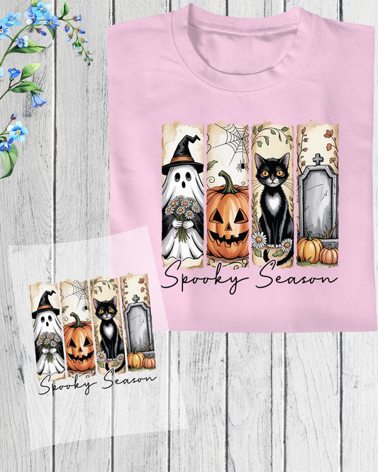 Spooky Season DTF Transfer ready