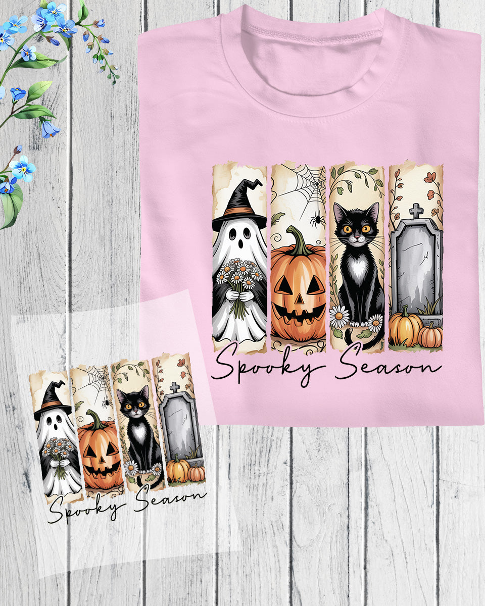 Spooky Season DTF Transfer Ready to Press