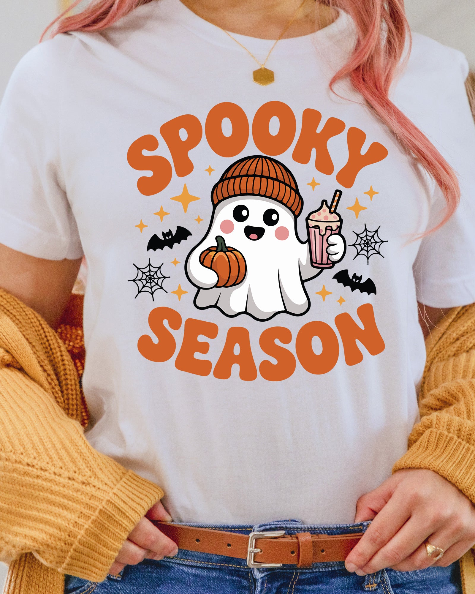 Spooky Season Halloween Ghost DTF Transfer