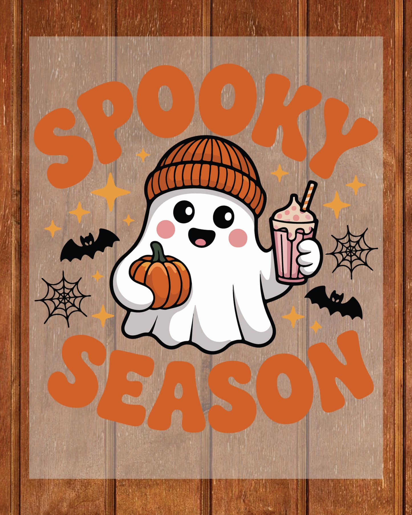 Spooky Season Halloween Ghost DTF Transfer