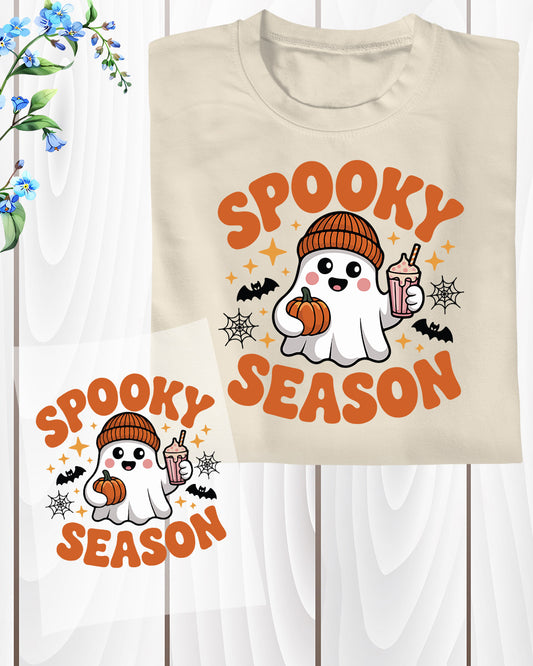 Spooky Season Halloween Ghost DTF Transfer