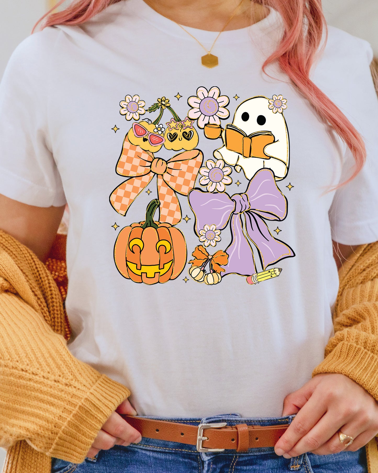Spooky Teacher Halloween Coquette DTF Transfer