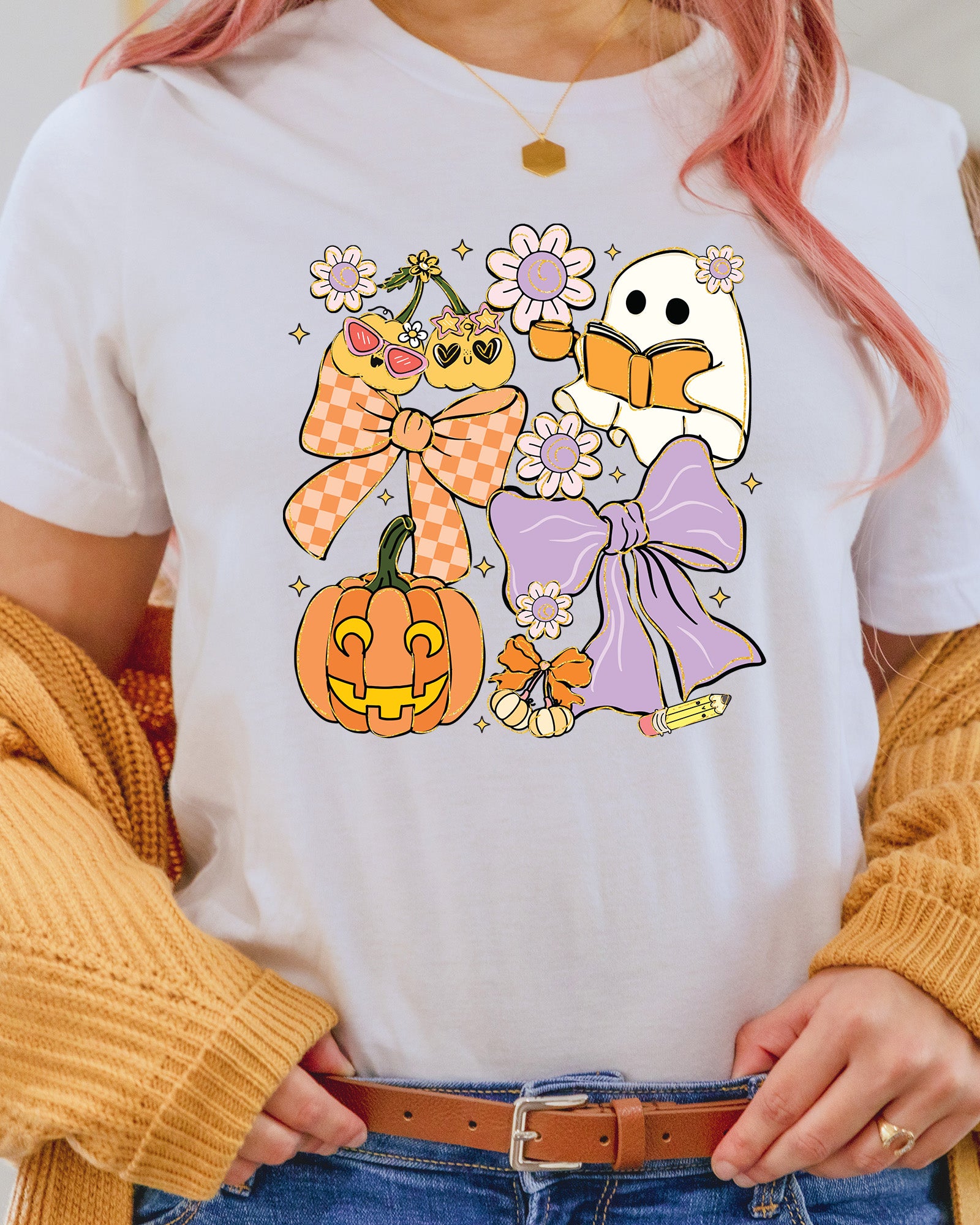Spooky Teacher Halloween Coquette DTF Transfer