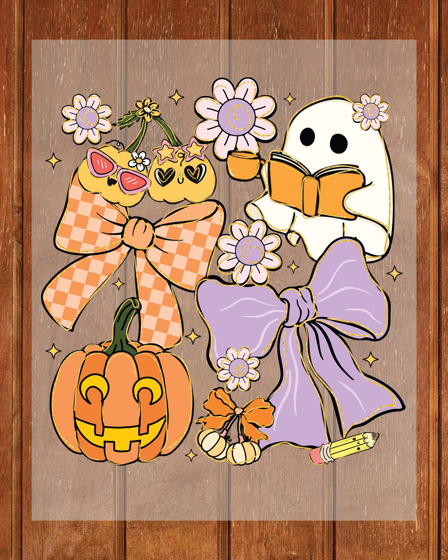 Spooky Teacher Halloween Coquette DTF Transfer