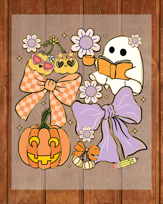 Spooky Teacher Halloween Coquette DTF Transfer