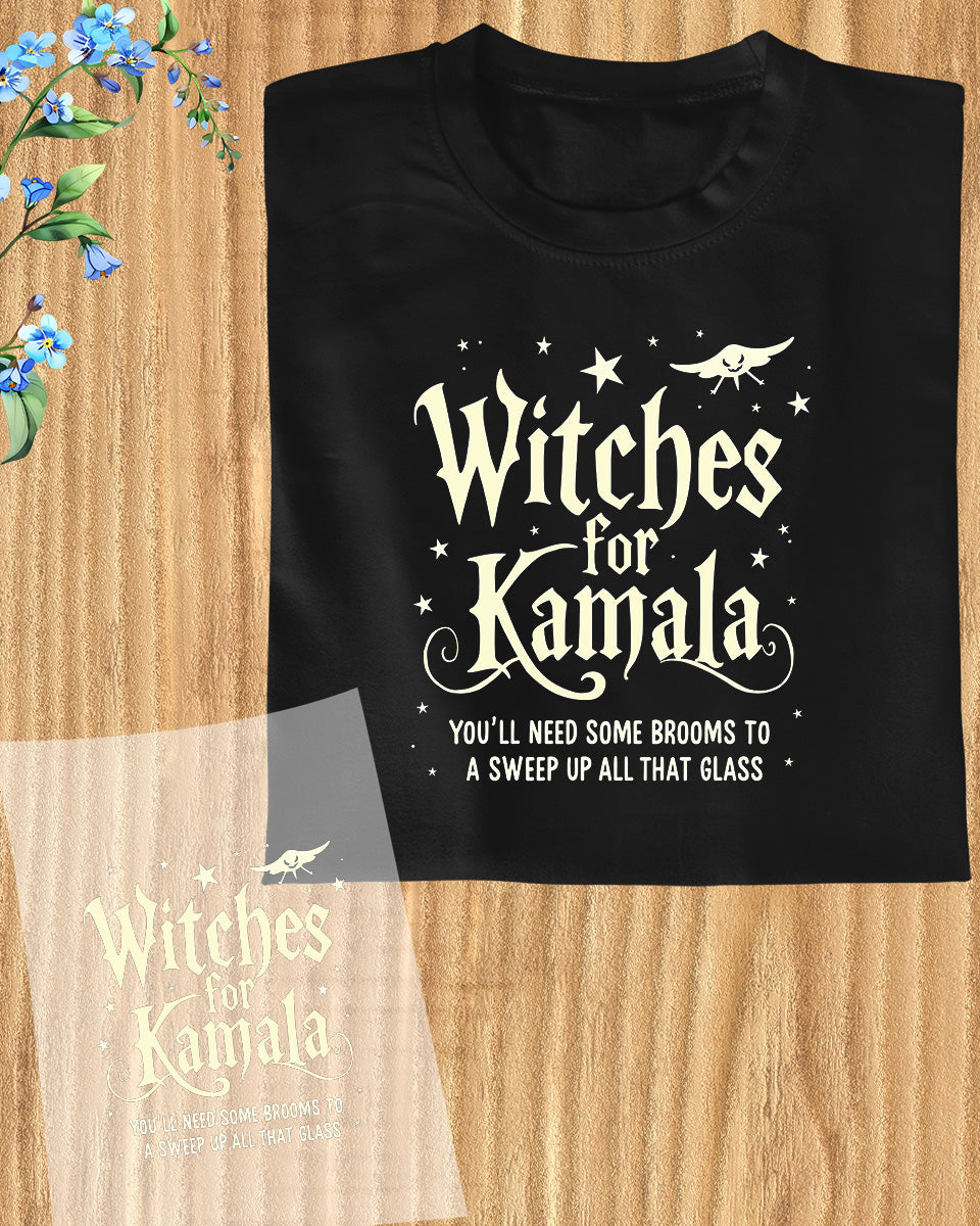 Witches for Kamala Halloween DTF Transfer Film