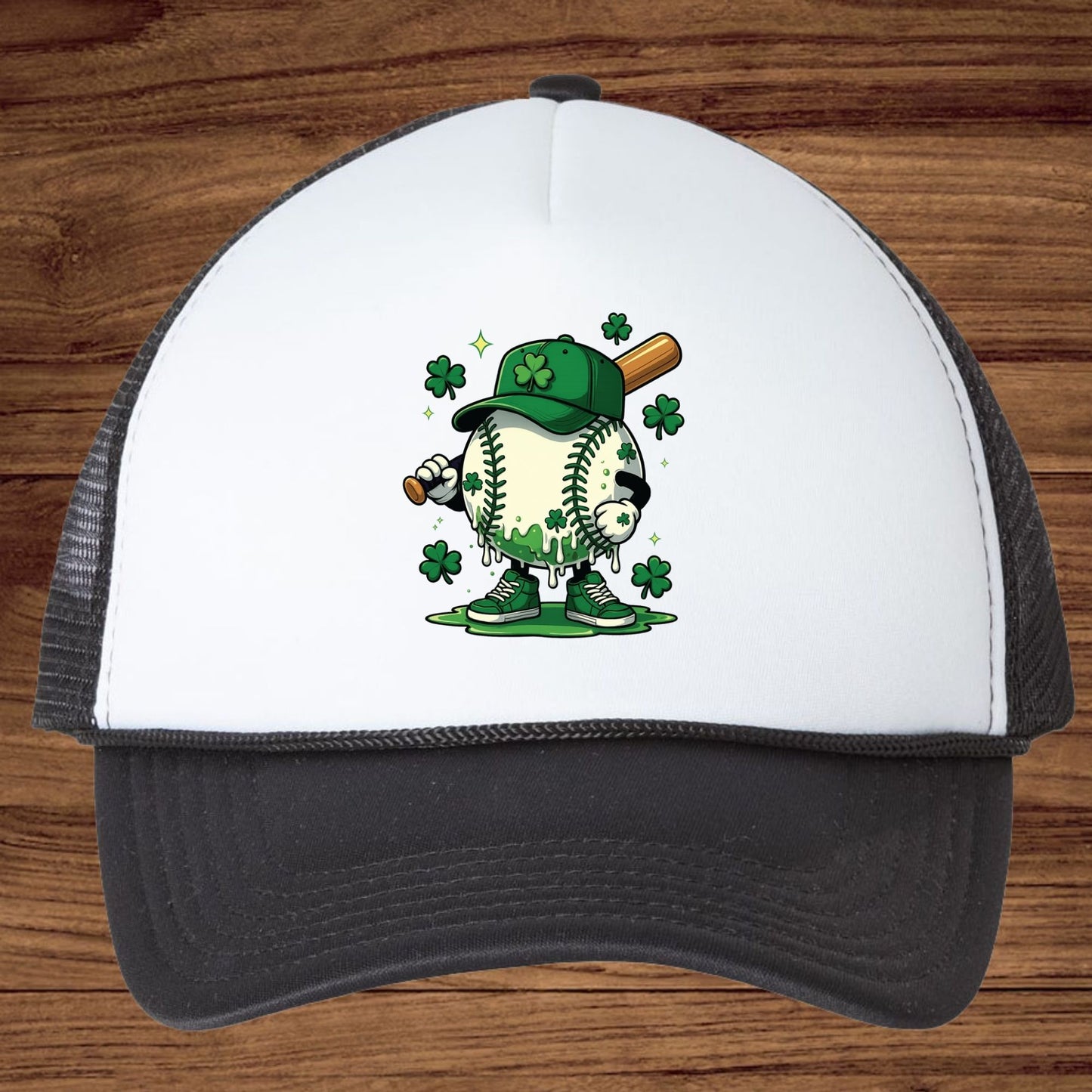 St. Patrick’s Day Baseball DTF Transfer ready to Press