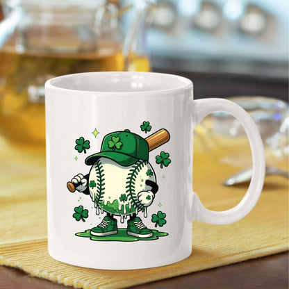 St. Patrick’s Day Baseball DTF Transfer ready to Press