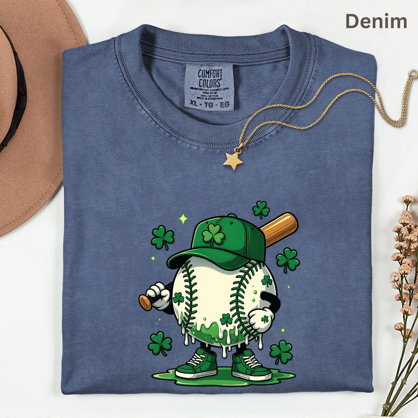 St Patrick’s Day Baseball Shirt Sports Shamrock Character Sweatshirt Saint Patrick Party Tees Irish Sweater For Men Women Kids