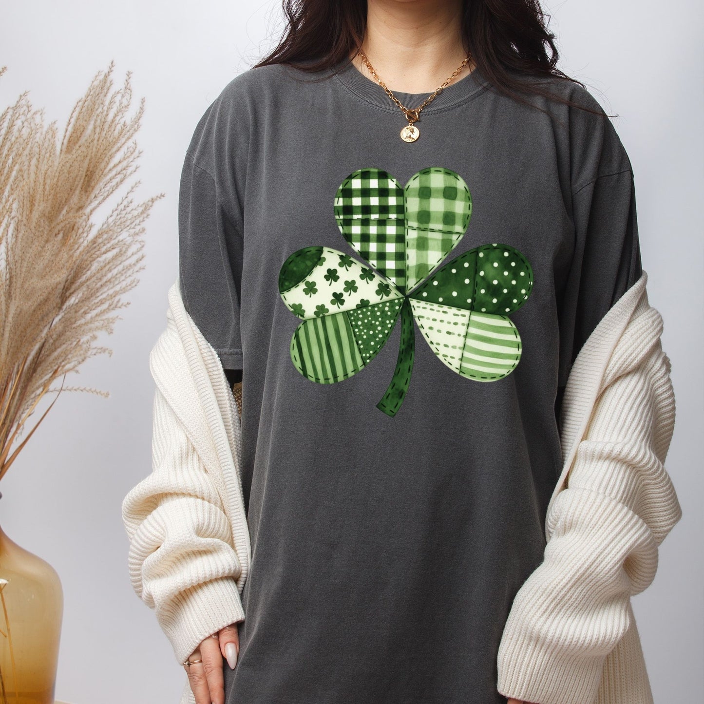 St. Patrick’s Day DTF Transfer ready to Press Patchwork