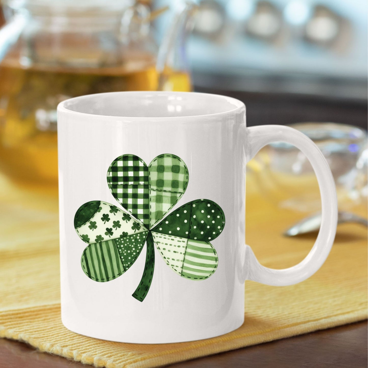 St. Patrick’s Day DTF Transfer ready to Press Patchwork