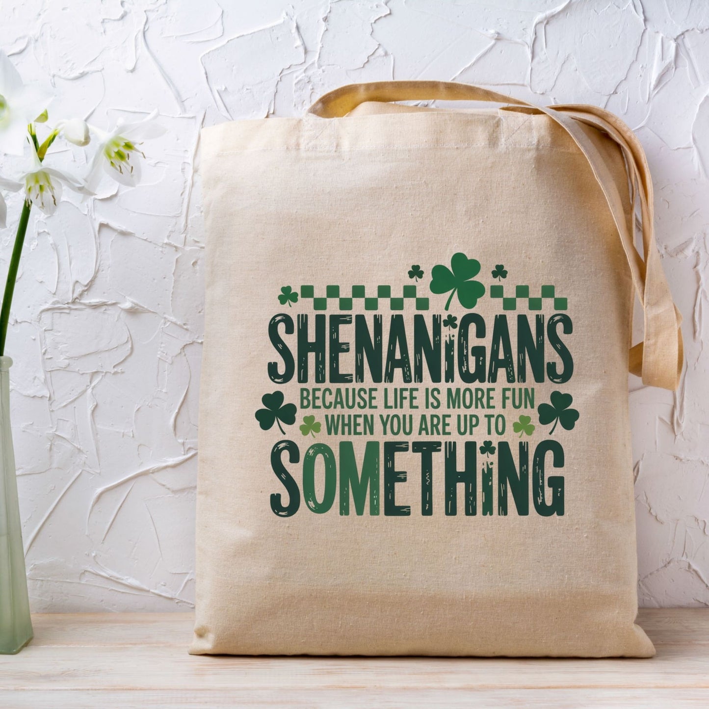 Shenanigans St. Patrick’s Day DTF Transfer ready to Press