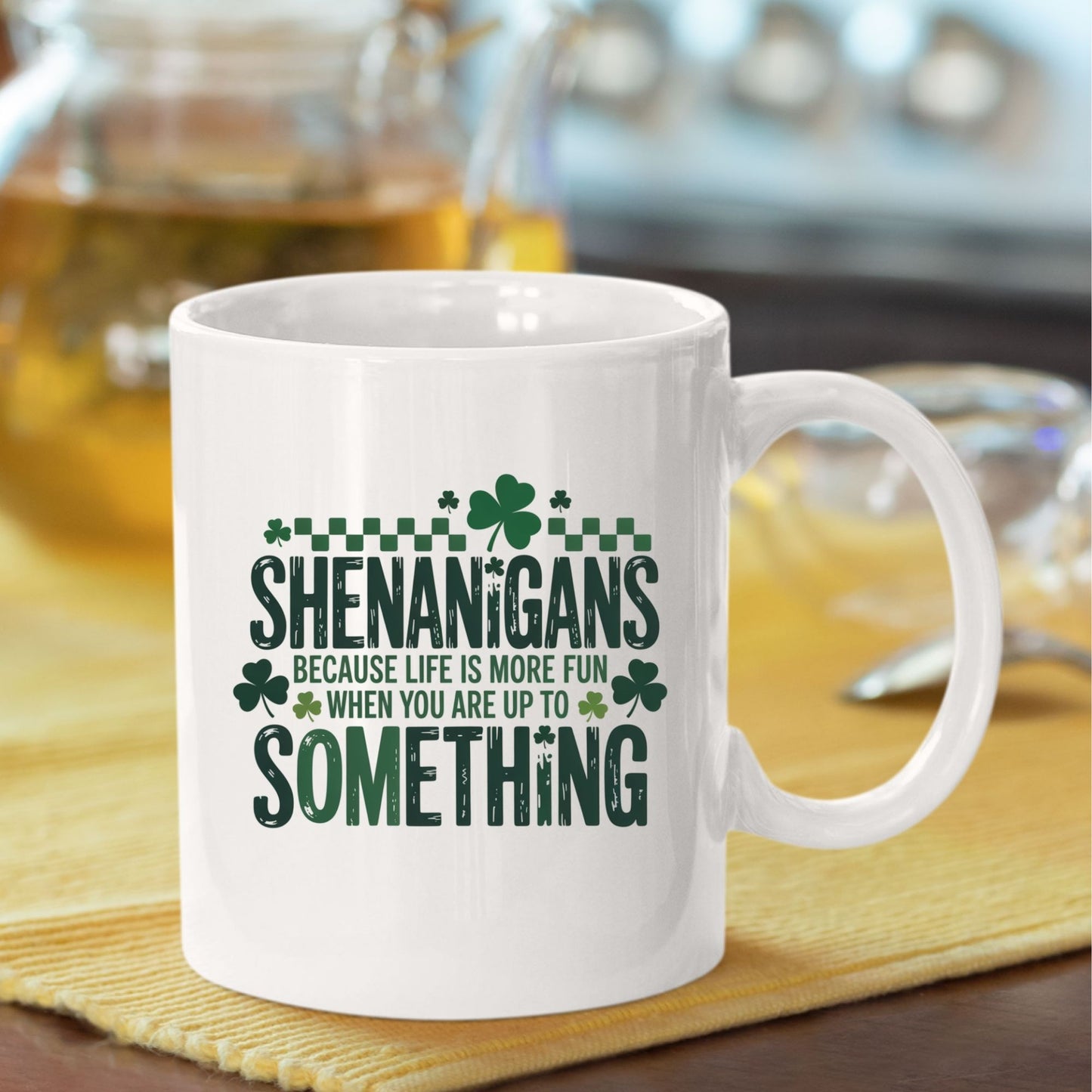 Shenanigans St. Patrick’s Day DTF Transfer ready to Press