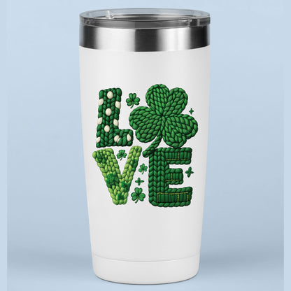 St Patrick’s Day Love DTF Transfer ready to Press