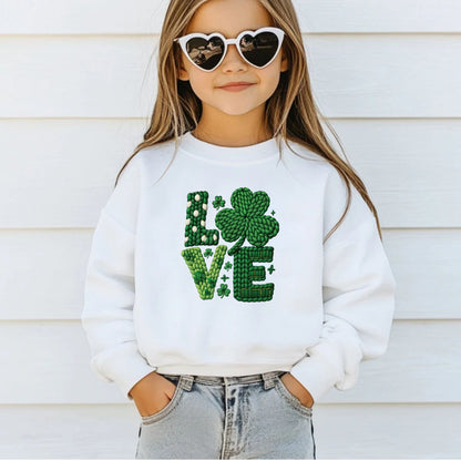 St Patrick’s Day Love DTF Transfer ready to Press