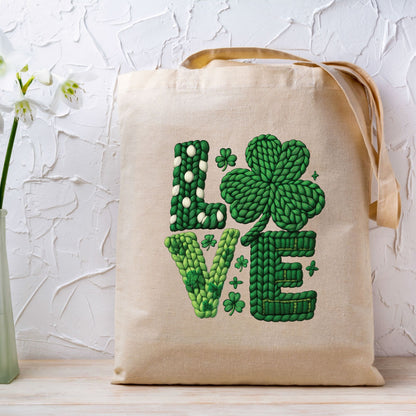 St Patrick’s Day Love DTF Transfer ready to Press