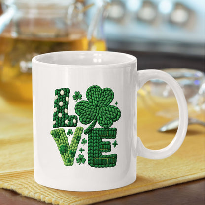 St Patrick’s Day Love DTF Transfer ready to Press