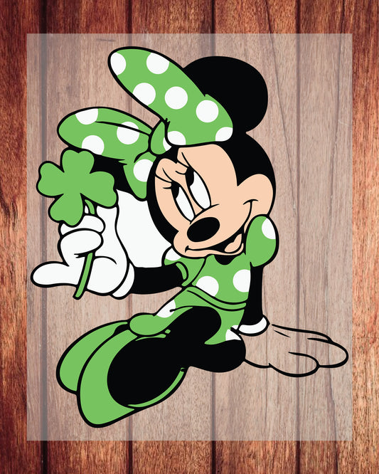 St Patrick’s Day Minnie DTF Transfers Ready To Press