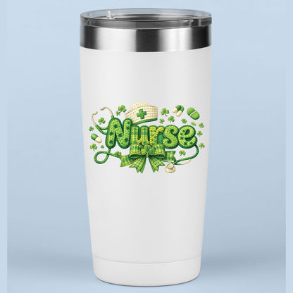 St Patrick’s Day Nurse DTF Transfer