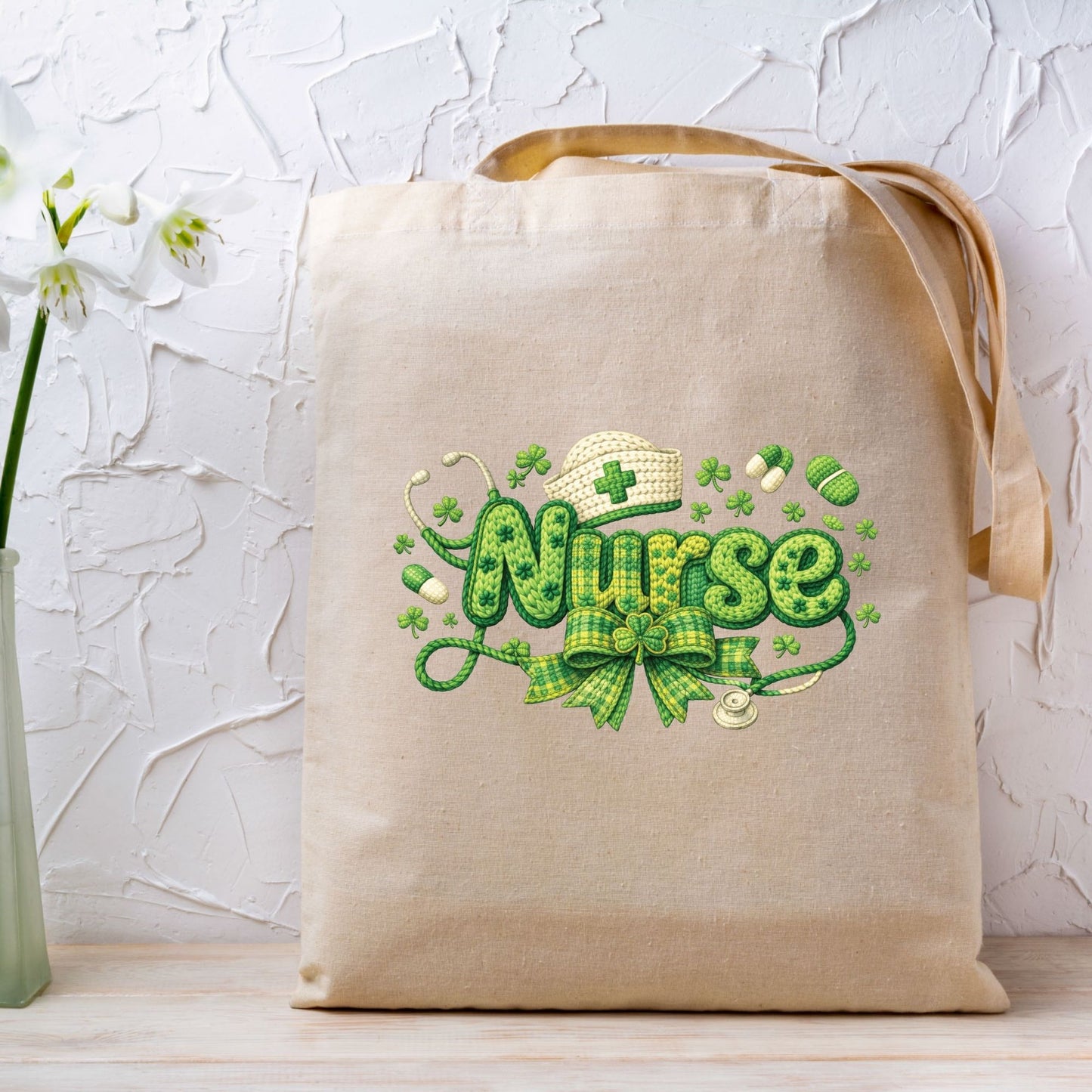 St Patrick’s Day Nurse DTF Transfer