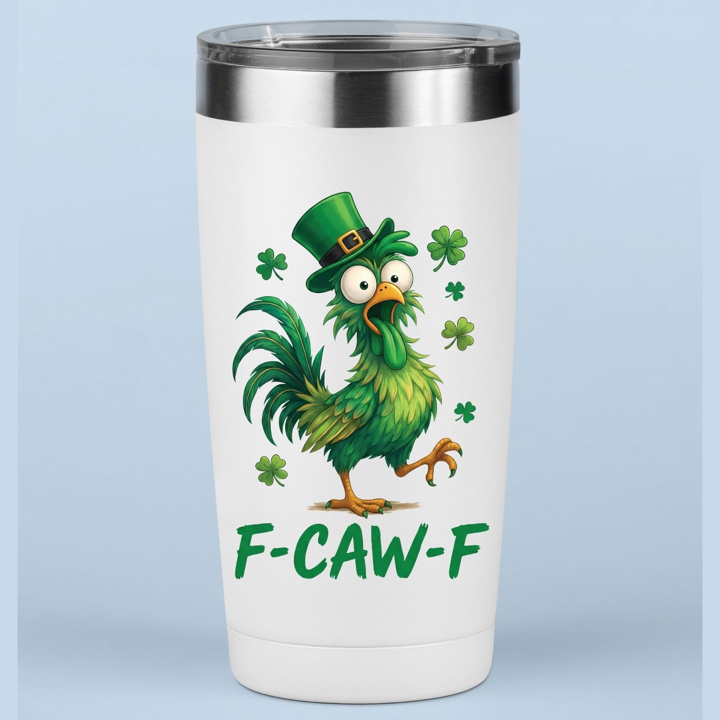 F-CAW-F Rooster St Patrick’s DTF Transfer ready to Press