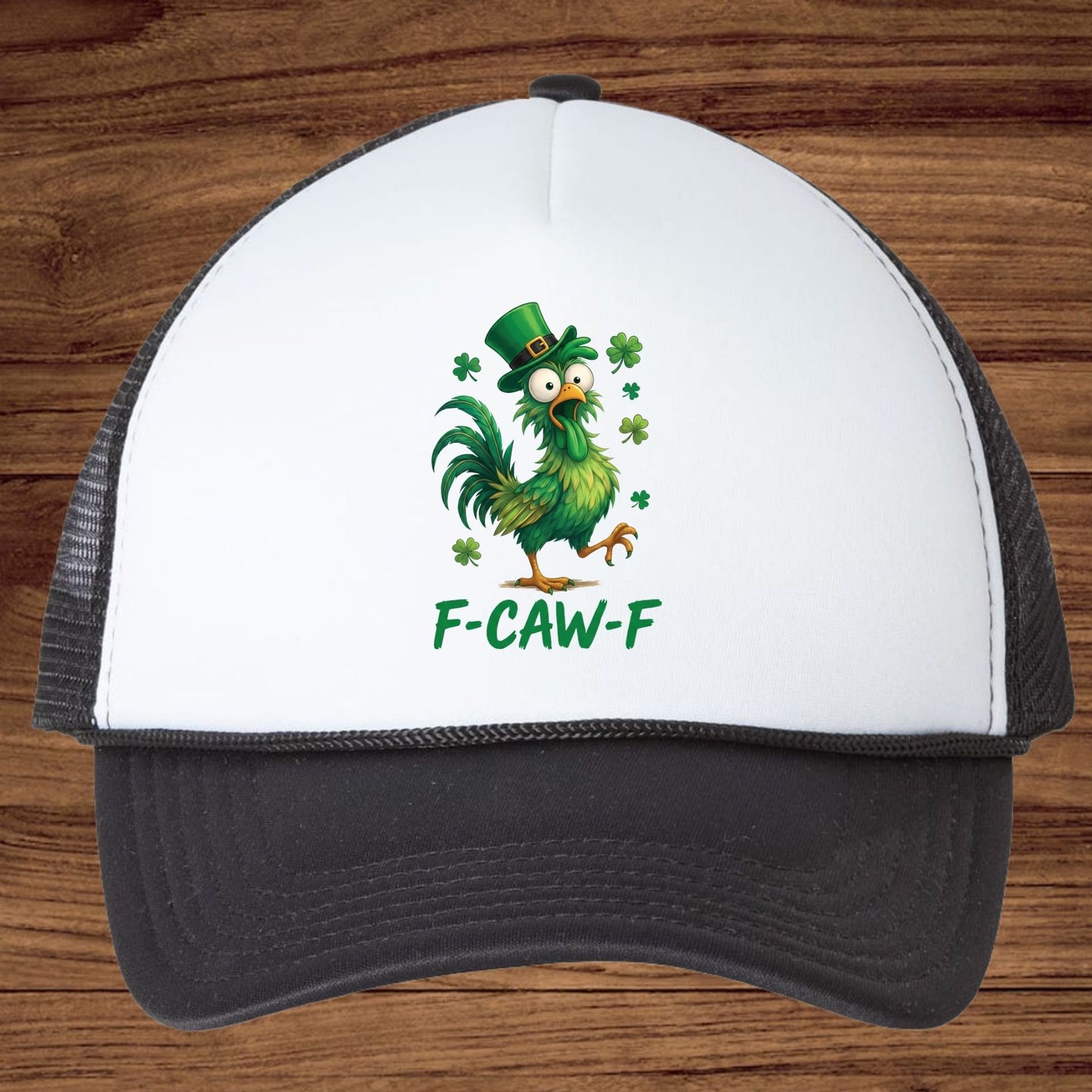 F-CAW-F Rooster St Patrick’s DTF Transfer ready to Press