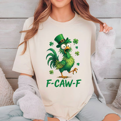 F-CAW-F Rooster St Patrick’s DTF Transfer ready to Press