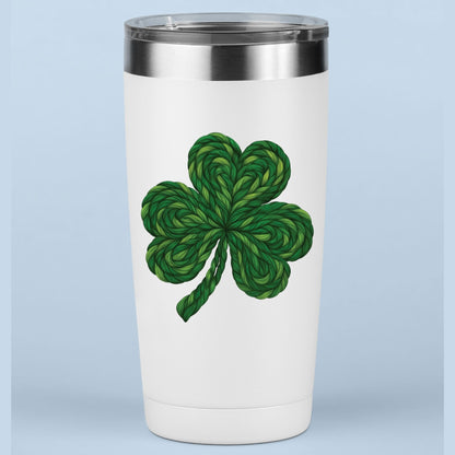 St. Patrick’s Shamrock DTF Transfer ready to Press Faux Crochet