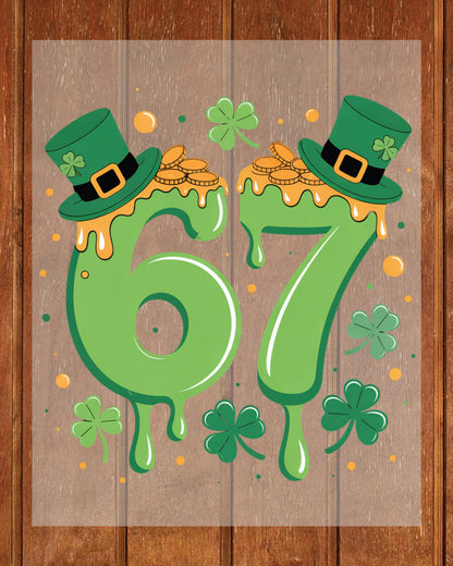 St Patricks Day 67 Heat Transfer Ready to Press