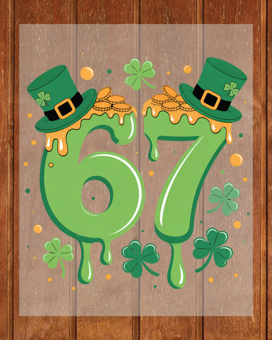 St Patricks Day 67 Heat Transfer Ready to Press