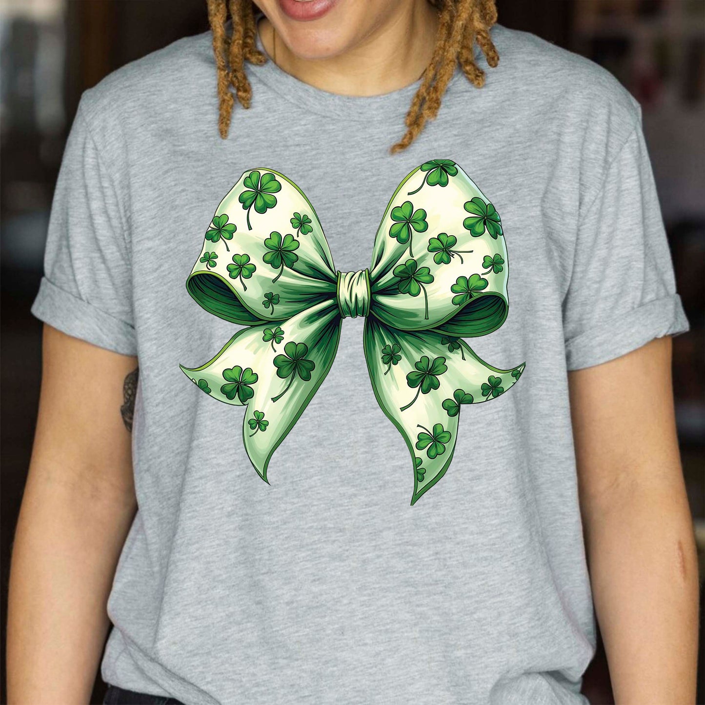 St Patrick's Day Bow Shirt