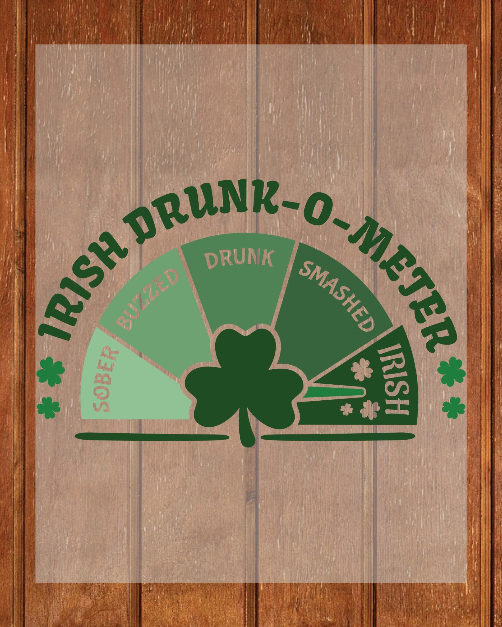 St. Patricks Day DTF Transfer Ready to Press