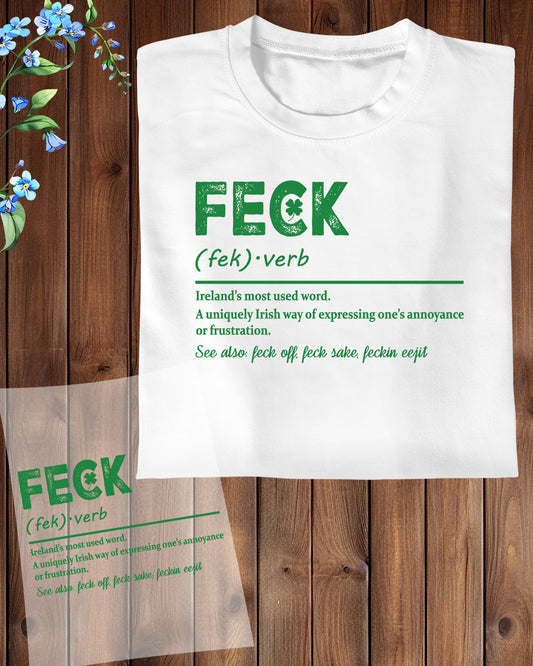 St Patrick's Day Feck DTF Transfer