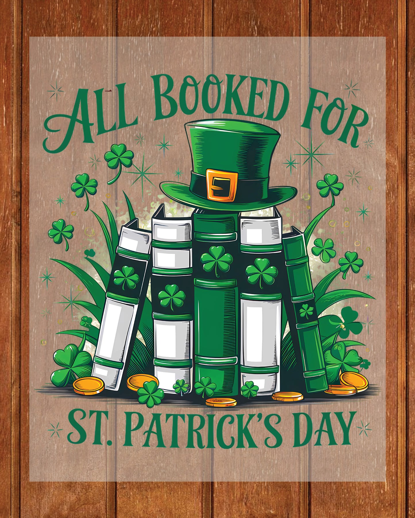 St Patricks Day Heat Transfer Ready to Press