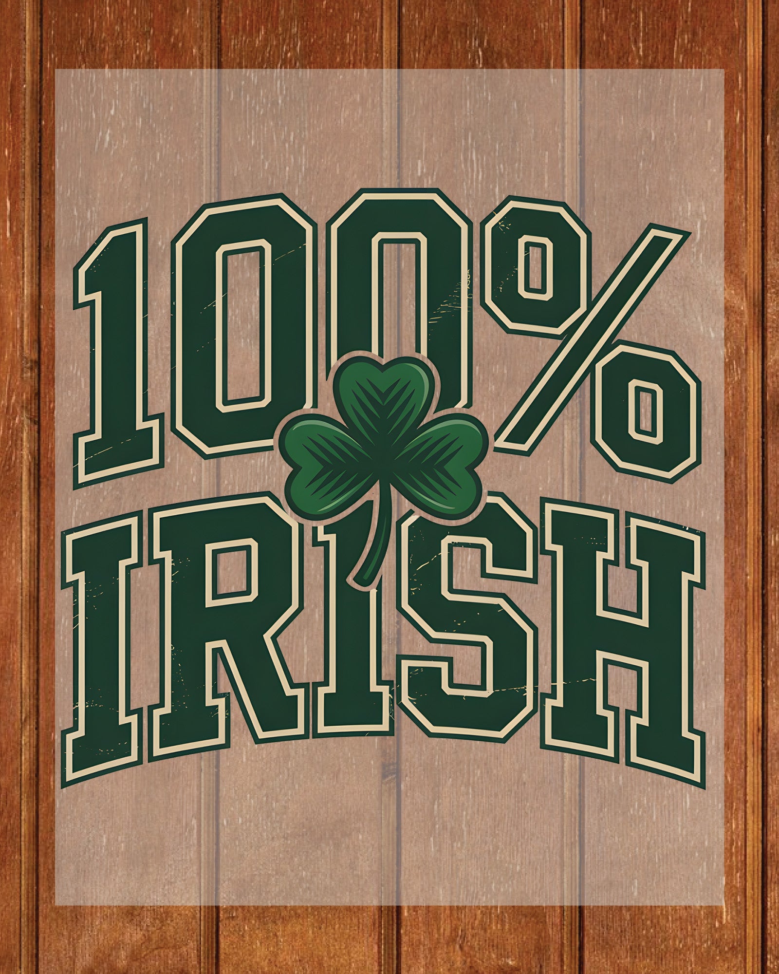 St Patricks Day Heat Transfer Ready to Press