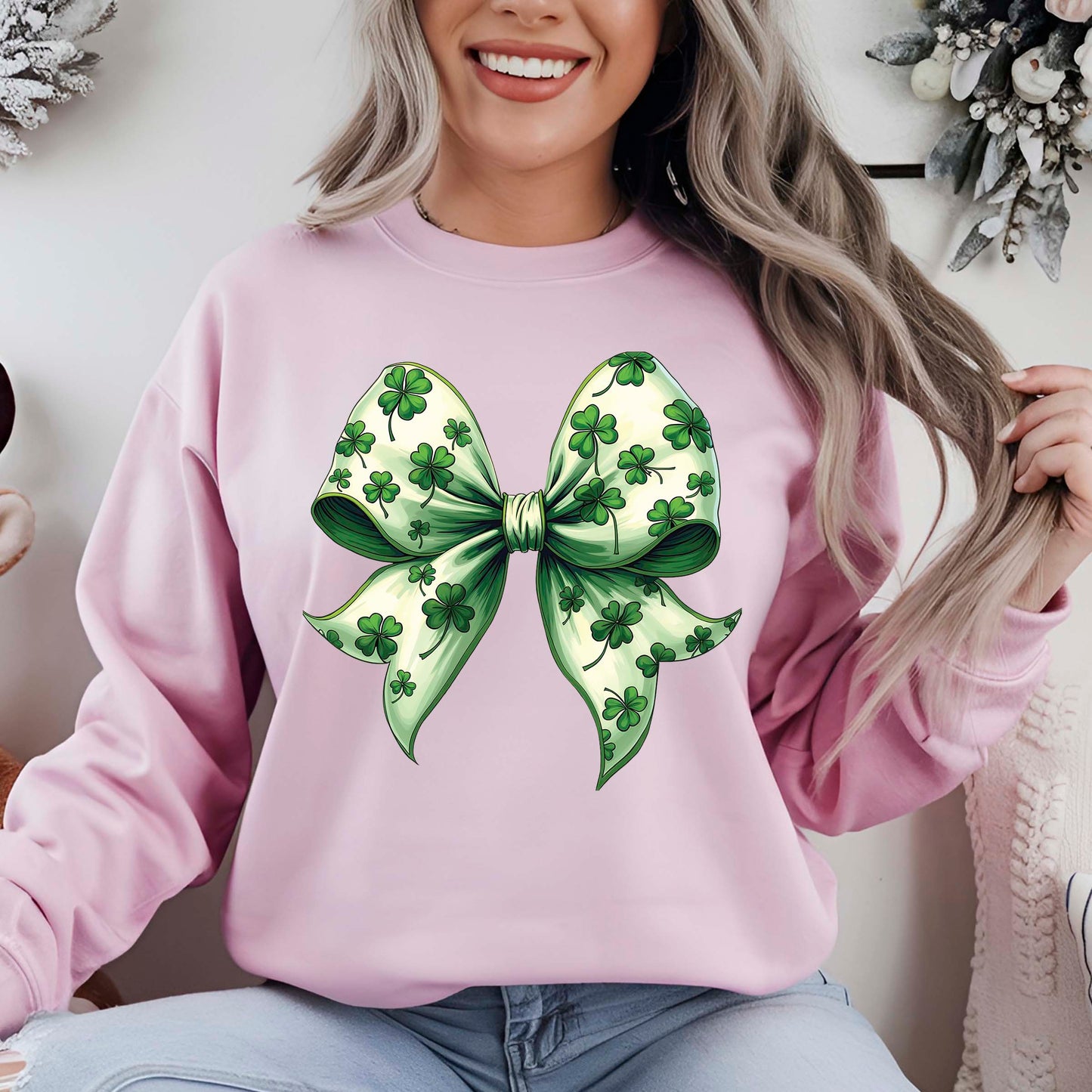 St Patrick's Day Bow Shirt