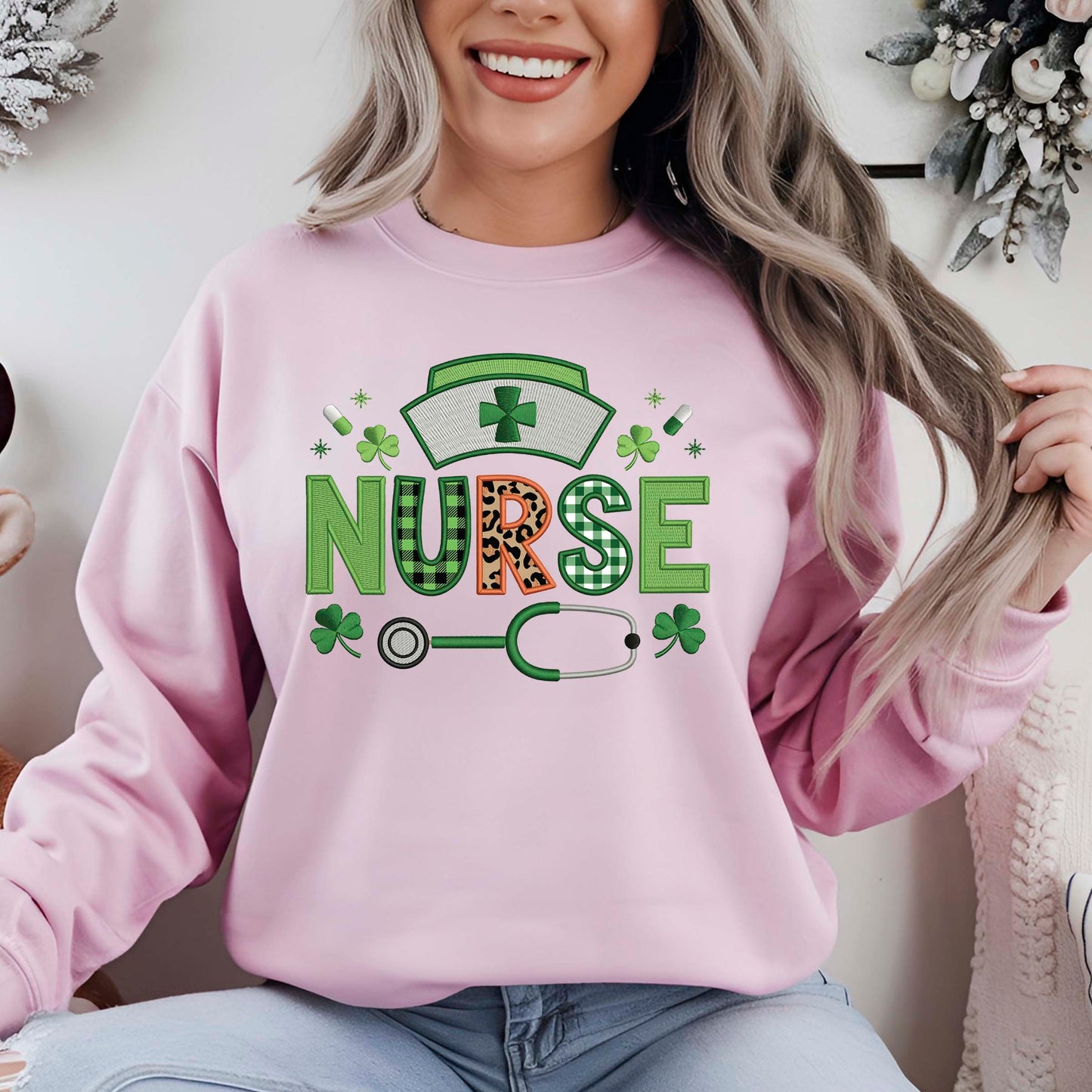 St Patricks Day Nurse DTF Transfer Ready to Press